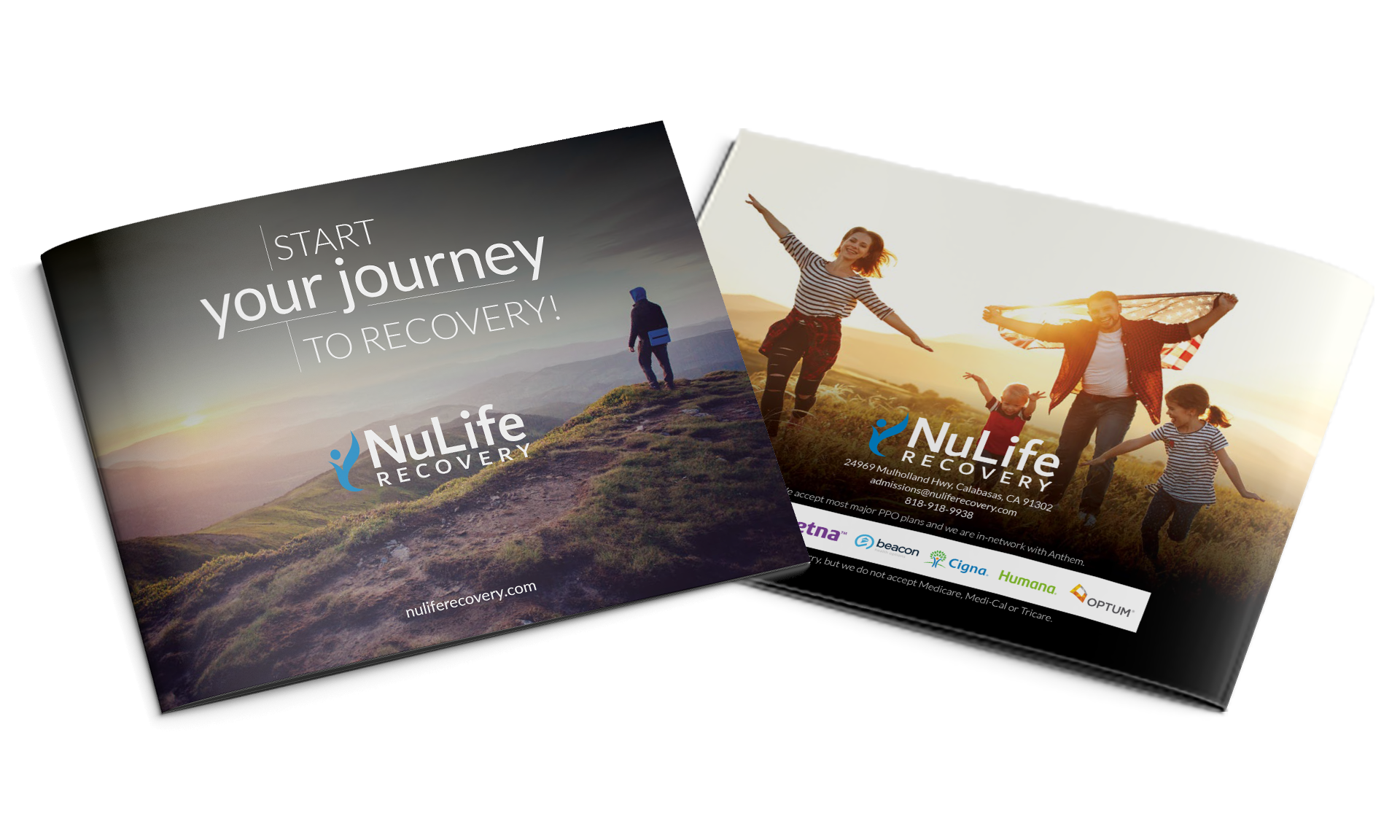 Brochure Design Los Angeles | NuLife Recovery